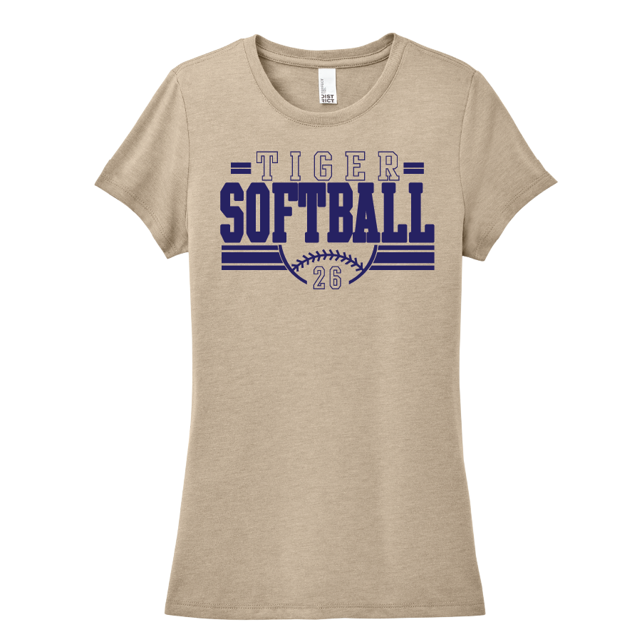 1H.  Ladies Tri Blend T-Shirt