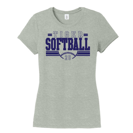 1H.  Ladies Tri Blend T-Shirt