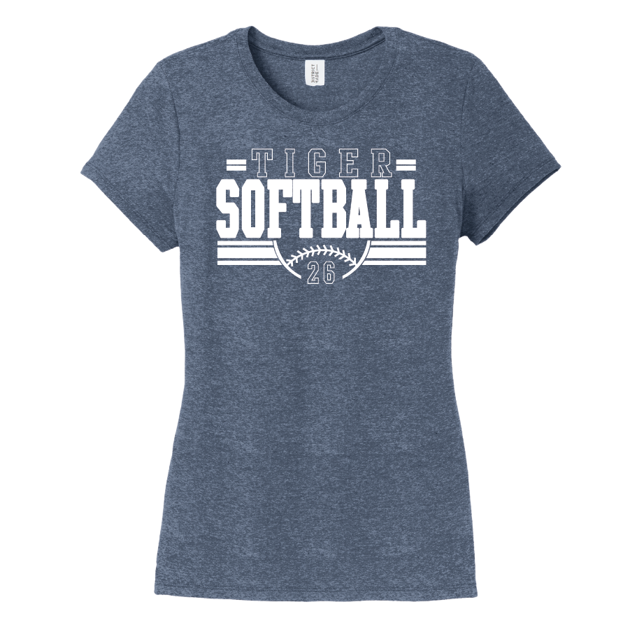 1H.  Ladies Tri Blend T-Shirt